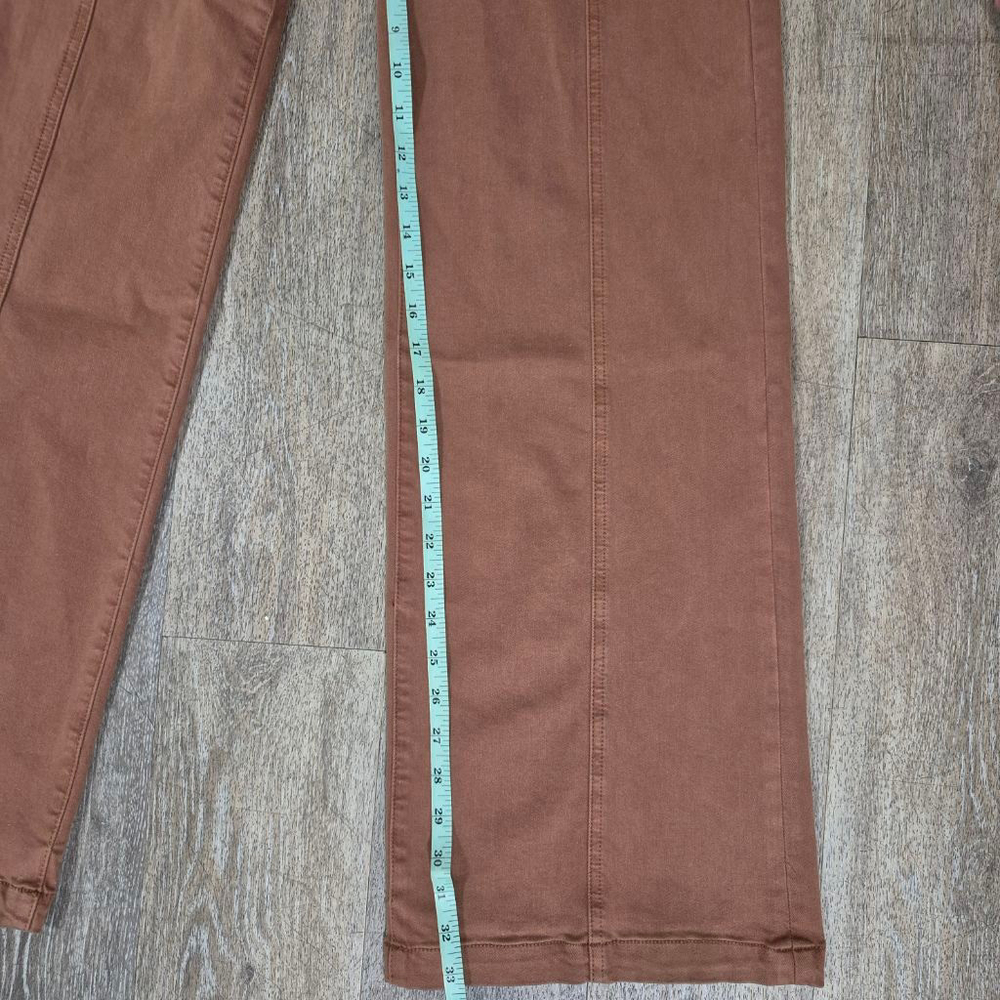 BROOKLYN DOUBLE BUTTON WAISTBAND JEANS - VINTAGE MOCHA BISQUE sz 29 - Picture 9 of 12